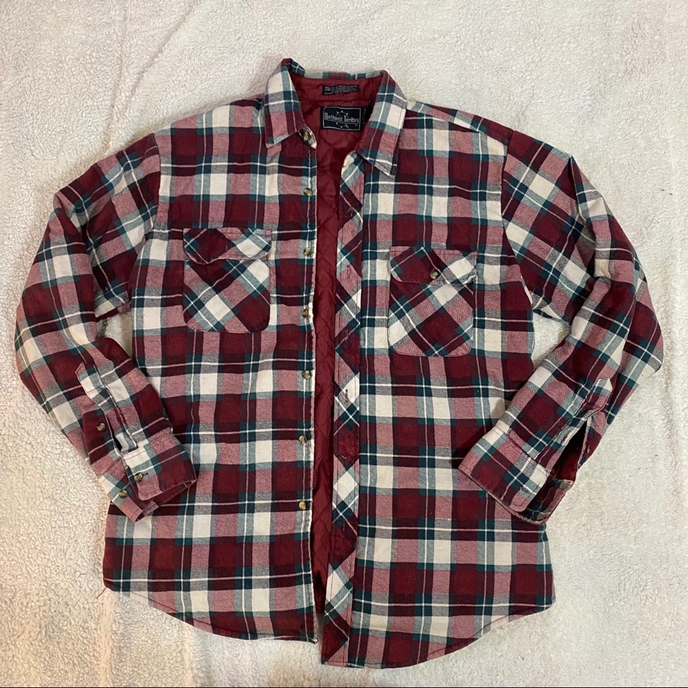 oversized red flannel